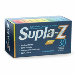 Supla Z Orange Health 600mg 30 Comprimidos