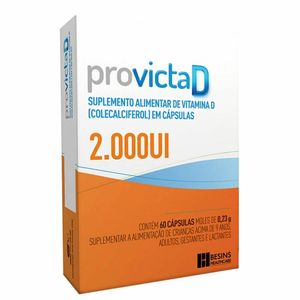 Provicta D (Vitamina D-Colecalciferol) 2.000UI 60 Cápsulas