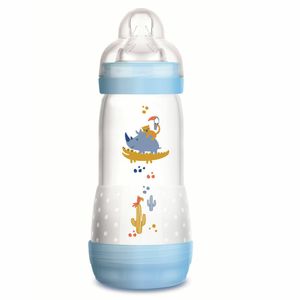 Mamadeira MAM Easy Start Anticólica 320mL +4M Tam 3 - Azul