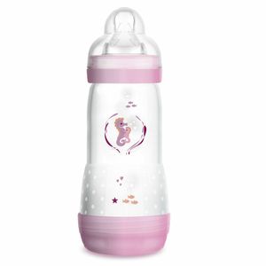 Mamadeira MAM Easy Start Anticólica 320mL +4M Tam 3 - Rosa