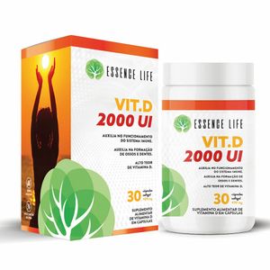 Vit D 2000UI Essence Life 30 Cápsulas