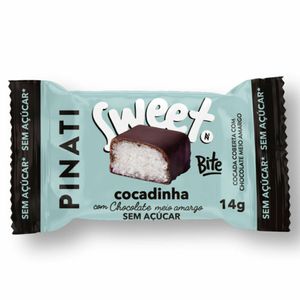 Sweet Bite Cocada com Chocolate Meio Amargo Pinati 14g