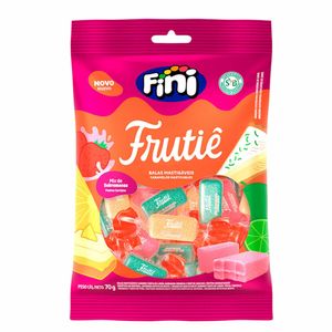 Bala Fini Frutiê Mix de Sobremesas Mastigáveis 70g