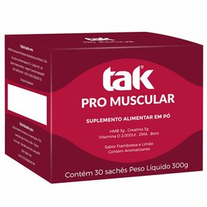 TAK Pro Musclar 30 Sachês de 10g