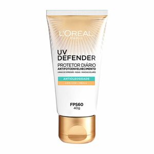 Protetor Solar UV Defender L'oreal Com Cor Média FPS60 40g