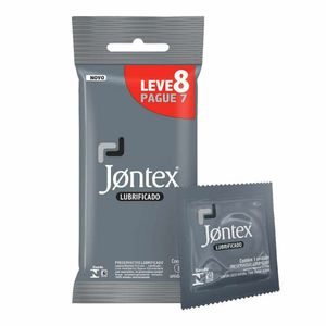 Preservativo Jontex Lubrificado 8 Camisinhas (L8P7)