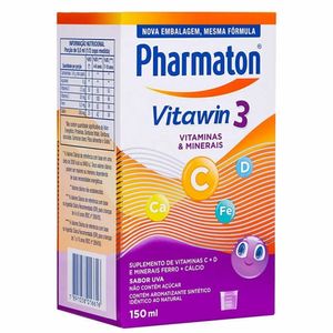 Pharmaton Vitawin 3 Uva Solução Oral 150ml