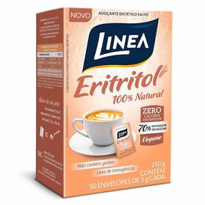 Adoçante Linea Eritriol Pó 50 sachês de 5g cada