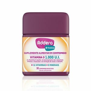 Addera +Vitaminas (Vitamina D3 1000UI) 30 Comprimidos