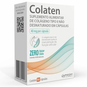 Colaten Colágeno Tipo 2 40mg 60 Cápsulas
