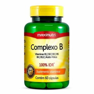 Complexo B 100% IDR Maxinutri 60 Cápsulas