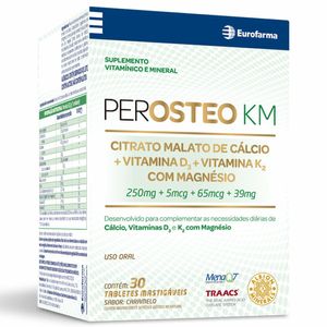 Perosteo KM 30 Tabletes Mastigáveis