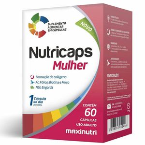 Nutricaps Mulher Maxinutri 60 Cápsulas