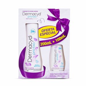 Kit Sabonete Líquido Íntimo Dermacyd Delicata 200ml + 100ml