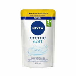 Sabonete Líquido Nivea Creme Soft Refil 200ml