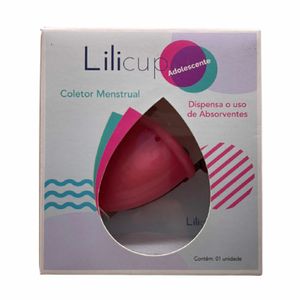 Coletor Menstrual Lilicup Adolescente - Rosa