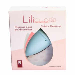 Coletor Menstrual Lilicup B - Azul (- 30 Anos)