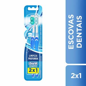 Kit 2 Escovas Dentais Oral-B Complete Macia 40