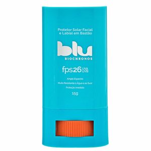 Blu Bichronos Protetor Solar Facial Bastão Incolor FPS26 15g