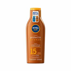 Protetor Solar Nivea Sun Protect & Bronze FPS70 200ml