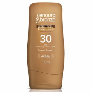 Protetor Solar Cenoura e Bronze Com Cor FPS30 110ml