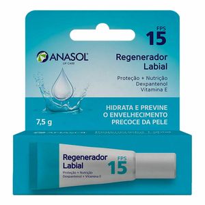 Protetor Labial Anasol Lip Care Regenerador FPS15 7,5g