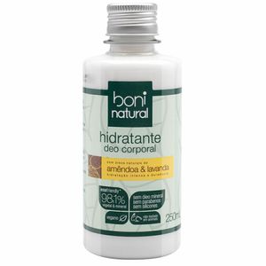 Hidratante Boni Natural Deo Corporal Amêndoa e Lavanda 250ml