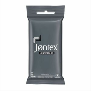 Preservativo Lubrificado Jontex 12 Camisinhas