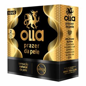 Preservativo Olla Prazer Da Pele 2 Camisinhas