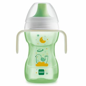 Copo de Treinamento MAM Fun To Drink Night Alça 270ml-Neutro