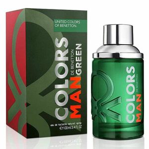 Benetton Colors Man Green EDT Perfume Masculino 100ml