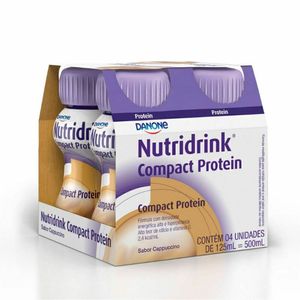 Kit Suplemento Nutridrink Compact Capuccino 4 unidades de 125ml