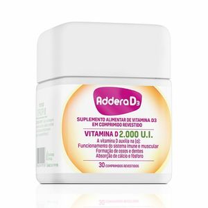 Addera D3 (Vitamina D3 2.000UI) 30 Comprimidos