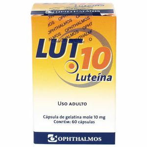 Lut 10 Luteína 10mg 60 Cápsulas