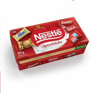 Caixa de Bombom Sortidos Nestlé Especialidades 251g