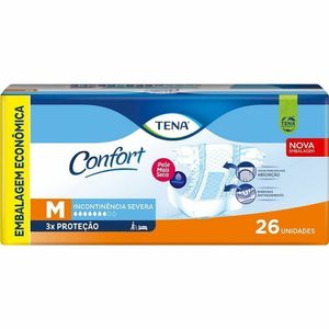 Fralda Geriátrica Tena Confort M 26 unidades
