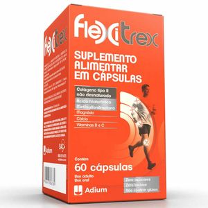 Flexitrex Colágeno Tipo II Não Hidrolisado+Vitaminas 60 Cápsulas