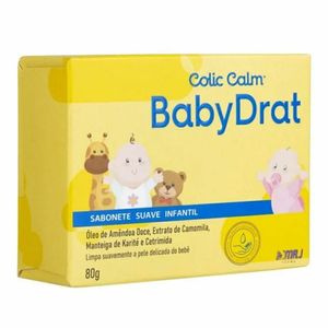 Sabonete Barra Colic Calm BabyDrat Infantil Suave 80g