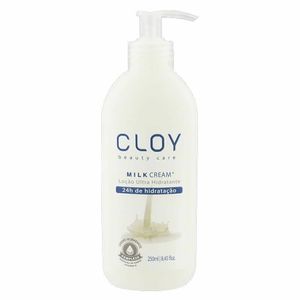 Hidratante Cloy Beauty Care Milk Cream Loção Ultra 24h 250ml