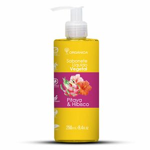 Orgânica Pitaya e Hibisco Sabonete Líquido Vegetal 250ml