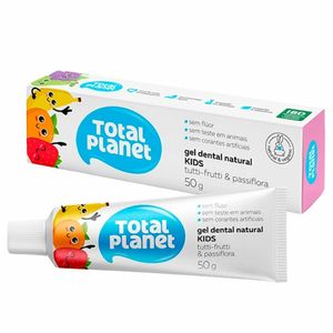 Gel Dental Total Planet Natural Kids Tutti Frutti e Pass 50g