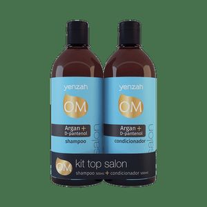 Kit Yenzah Top Salon Argan Shampoo + Condicionador 500ml
