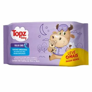 Toalhas Umedecidas Topz Baby c/100 Toalhinhas