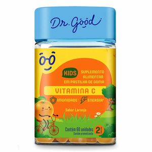 Vitamina C Dr. Good Kids Laranja 60 Gomas Mastigáveis