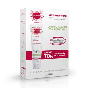 Kit Creme para Prevenção de Estrias Mustela Maternité 250ml + 250ml