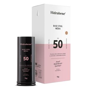 Protetor Solar Hidrabene Base Stick Média FPS50 12g