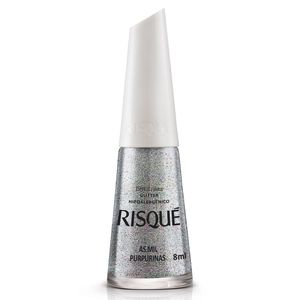 Risqué Esmalte Efeito Glitter 8ml - As Mil Purpurinas