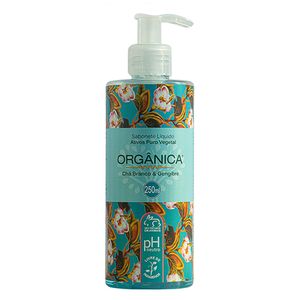Orgânica Chá Branco e Gengibre Sabonete Líquido 250ml