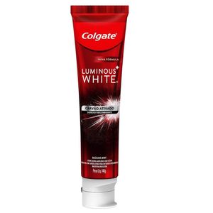 Creme Dental Colgate Luminous White Carvão Ativado 140g