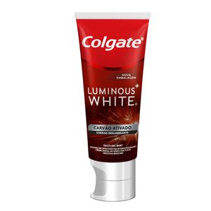 Creme Dental Colgate Luminous White Carvão Ativado 70g